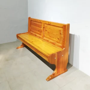 Banco de madera de estilo provenzal (157x44x90cm) de segunda mano en venta en cabauoportunitats.com