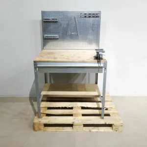 Banco de trabajo galvanizado de 91x61x145 cm de segunda mano en venta en cabauoportunitats.com