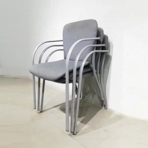 Silla de oficina gris de segunda mano para oficina, despacho... en venta en cabauoportunitats.com