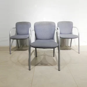Silla de oficina gris de segunda mano para oficina, despacho... en venta en cabauoportunitats.com