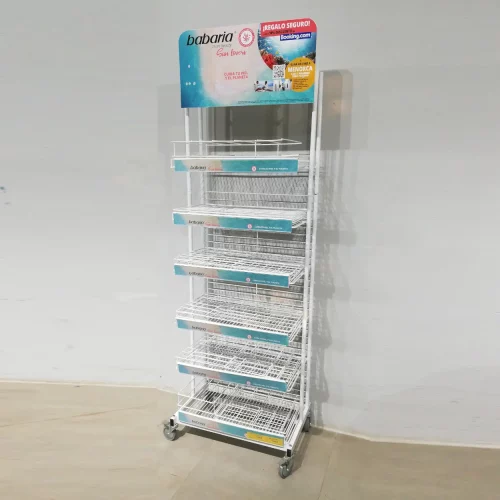 Expositor per a botiga de gran capacitat de segona mà 65x36x202 cm a cabauoportunitats.com