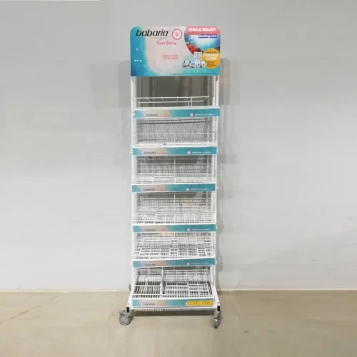 Expositor per a botiga de gran capacitat de segona mà 65x36x202 cm a cabauoportunitats.com