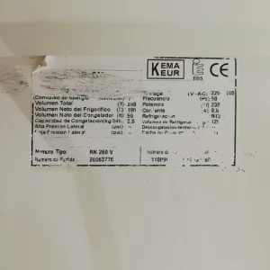 Nevera con congelador KEMA KEUR RN260V de segunda mano en buen estado en venta en cabauoportunitats.com