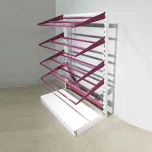 Estantería de gran calidad y resistencia, perfecta para librerías y quioscos. Aprovéchalo y mejora la presentación de tu tienda a buen precio.