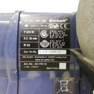 Esmeril de pie EINHELL BT-WD 150-200 con 2 piedras de segunda mano en veda en cabauoportunitats.com