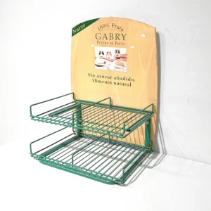 Expositor para tienda metálico con 2 estantes de segunda mano en venta en cabauoportunitats.com