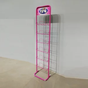 Expositor per a botiga metàl·lic amb 6 prestatges de segona mà 45x28x198 cm en venda a cabauoportunitats.com