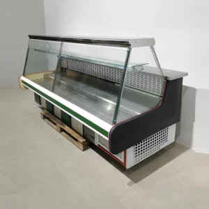 Mostrador refrigerado FRIGER MA-250 245 cm de segunda mano para tienda en venta en cabauoportunitats.com