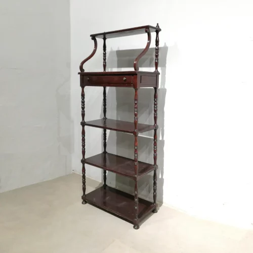 Estantería de madera de segunda mano de 62x32x154 cm en buen estado en venta en cabauoportunitats.com