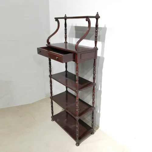 Estantería de madera de segunda mano de 62x32x154 cm en buen estado en venta en cabauoportunitats.com