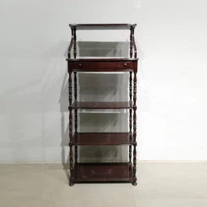 Estantería de madera de segunda mano de 62x32x154 cm en buen estado en venta en cabauoportunitats.com