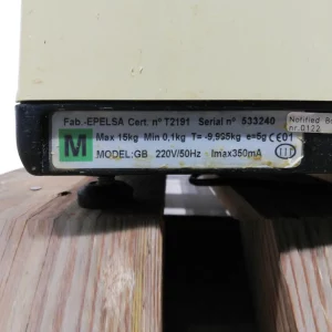 Báscula digital ELEPSA GB 15kg de segunda mano en buen estado en venta en cabauoportunitats.com