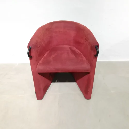 Sillón de color rojo de gran comodidad de segunda mano en venta en cabauoportunitats.com