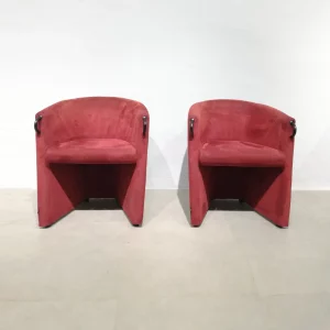 Sillón de color rojo de gran comodidad de segunda mano en venta en cabauoportunitats.com