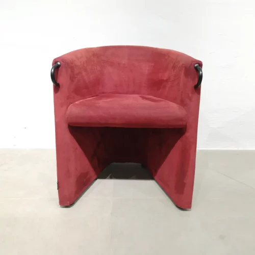 Sillón de color rojo de gran comodidad de segunda mano en venta en cabauoportunitats.com