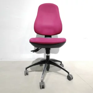 Silla de oficina color fúcsia sin apoyabrazos de segunda mano en venta en cabauoportunitats.com