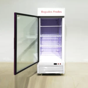 Frigorífico expositor con puerta de cristal de 550l de segunda mano en venta en cabauoportunitats.com