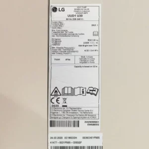 Aire condicionat inverter LG UUD1U30 de segona mà en venda a cabauoportunitats.com
