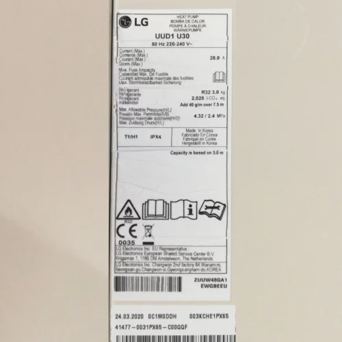 Aire condicionat inverter LG UUD1U30 de segona mà en venda a cabauoportunitats.com