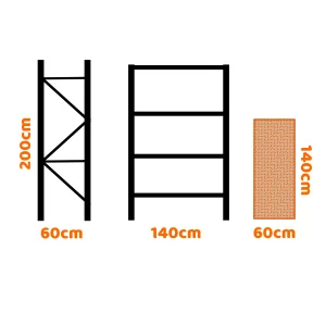 Estanterías picking de segunda mano en buenas condiciones en venta en cabauoportunitats.com