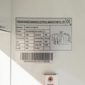 Nevera expositora CODYGAS ARTIC TF 800 2P amb 2 portes de vidre (112x56x187) de segona mà en venda a cabauoportunitats.com