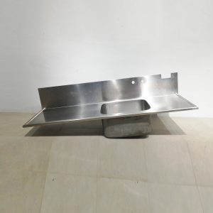 Fregadera de inox 1 seno (225x60x39cm) de segunda mano en venta en cabauoportunitats.com