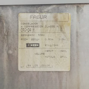 Congelador FAGOR CFG-34N 111x60x86cm de segona mà en bon estat en venda a cabauoportunitats.com