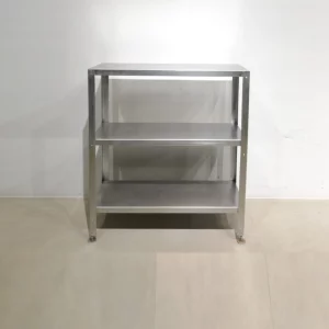 Prestatgeria d'acer inoxidable de segona mà de 90x63x101cm en venda a cabauoportunitats.com