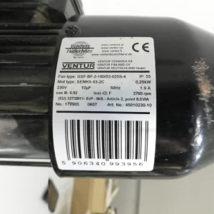 Turbina de aire VENTUR GSF-BF-2-180 (32x34x32cm.) de segunda mano en venta en cabuoportunitats.com