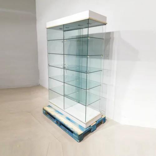 Vitrina expositora il·luminada 118xx48x190 cm de segona mà per a botiga en venda a cabauoportunitats.com