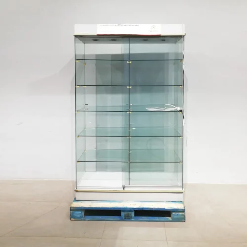 Vitrina expositora il·luminada 118xx48x190 cm de segona mà per a botiga en venda a cabauoportunitats.com