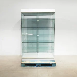 Vitrina expositora il·luminada 118xx48x190 cm de segona mà per a botiga en venda a cabauoportunitats.com