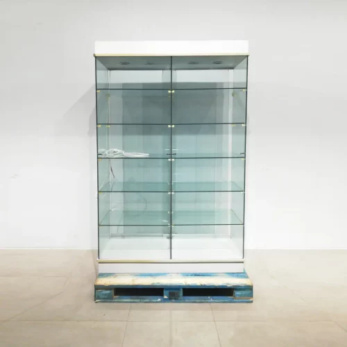 Vitrina expositora il·luminada 118xx48x190 cm de segona mà per a botiga en venda a cabauoportunitats.com