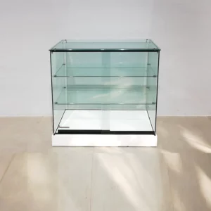 Mostrador de cristal 91x46x91cm de segunda mano en venta en cabauoportunitats.com