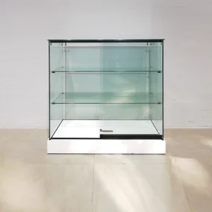 Mostrador de cristal 91x46x91cm de segunda mano en venta en cabauoportunitats.com