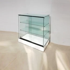Mostrador de cristal 91x46x91cm de segunda mano en venta en cabauoportunitats.com