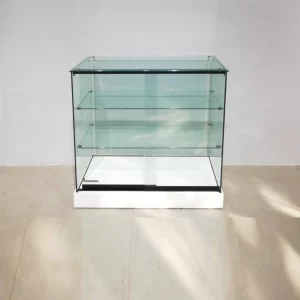 Mostrador de cristal 91x46x91cm de segunda mano en venta en cabauoportunitats.com