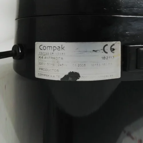 Molinillo de café COMPAK K-6 ANTRACITA de segunda mano en buen estado en venta en cabauoportunitats.com