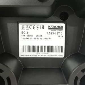 Máquina de limpiar a vapor KARCHER SC3 nueva 1900W que mata hasta el 99,9% de bacterias en venta en cabauoportunitats.com