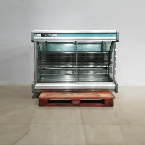 Mostrador refrigerado INFRICO para tienda con gran espacio de almacenamiento, 149x57x109 cm, en venta en cabauoportunitats.com