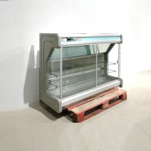 Mostrador refrigerado INFRICO para tienda con gran espacio de almacenamiento, 149x57x109 cm, en venta en cabauoportunitats.com