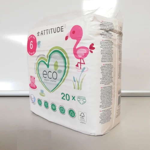 Pañales ecológicos, hipoalergénicos sin perfume ni cloro 16-30kg ATTITUDE en venta en cabauoportuntiats.com