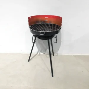Barbacoa de carbó portàtil feta d'acer de gran qualitat i resistència, inclou graella