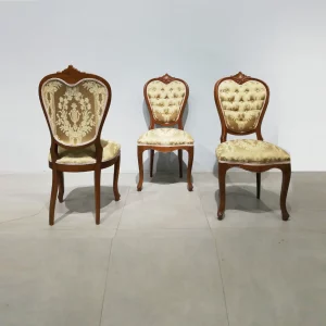 Silla 50x47x105cm de ocasión de estilo clásico perfecta tanto para uso doméstico como profesional