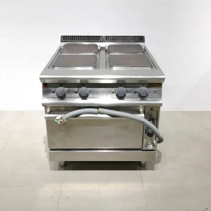 Cuina elèctrica BOPPAS formada per 4 fogons i forn de segona mà en bon estat