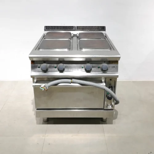 Cuina elèctrica BOPPAS formada per 4 fogons i forn de segona mà en bon estat