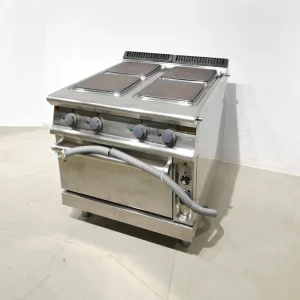 Cuina elèctrica BOPPAS formada per 4 fogons i forn de segona mà en bon estat