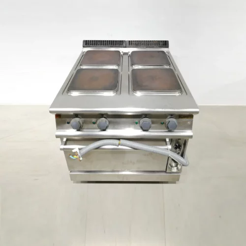 Cuina elèctrica BOPPAS formada per 4 fogons i forn de segona mà en bon estat
