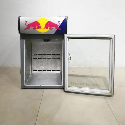 Frigorífico com puerta de vidreo de 50x50x80 cm de segunda mano en buen estado