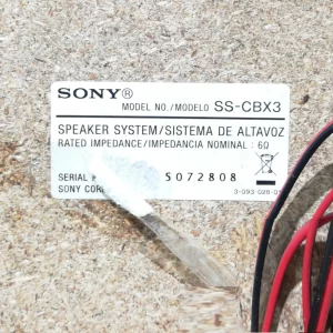 Altaveu SONY SS-CBX3 amb 10 watts de potència i 6 ohms de segona mà en bon estat